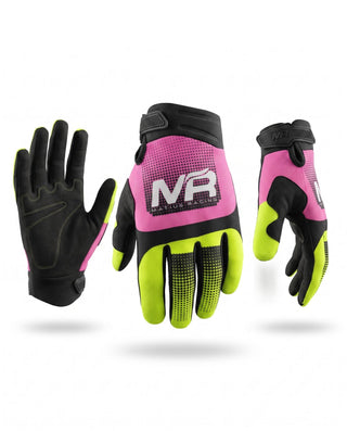 Guantes MR 66 · Fucsia / Amarillo neón