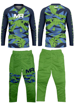 Set Mini Riders 62 · Azul / Verde