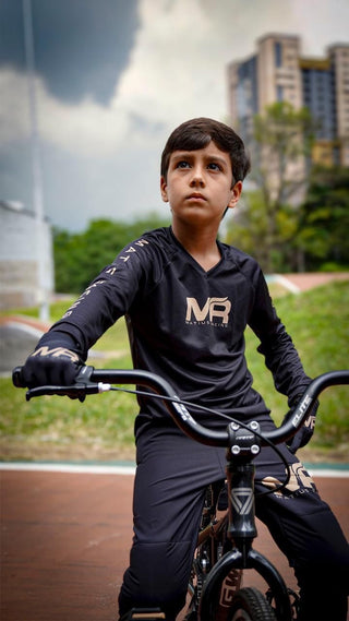 Set Mini Riders 03 · Negro / Dorado
