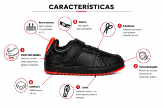 Zapatos MR BMX · Negro